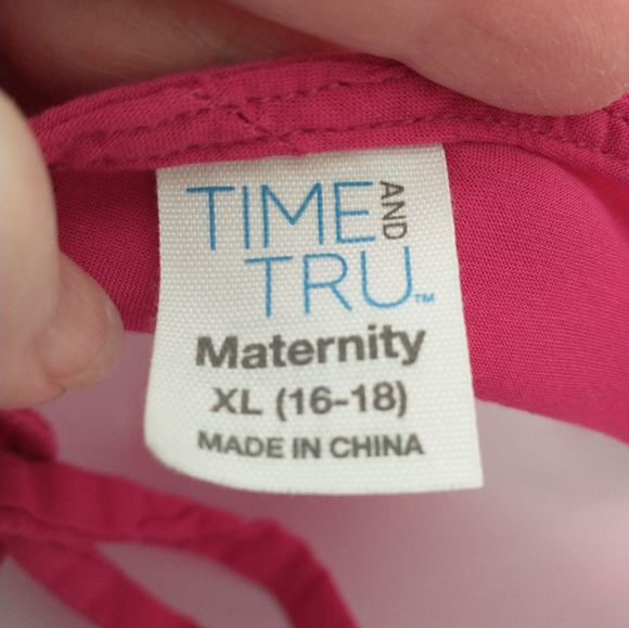 TIME AND TRU Maternity Dress, XL - Picture 2 of 7